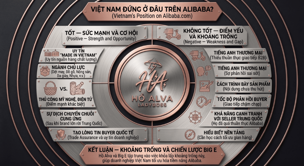 Việt Nam đứng ở đâu trên Alibaba - Where Does Vietnam Stand on Alibaba 