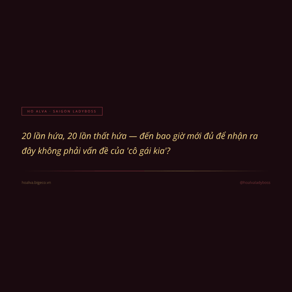 Chồng hứa lần thứ 20 — câu hỏi không phải ‘cô ta có gì’ mà là ‘mình đang chấp nhận điều gì?’