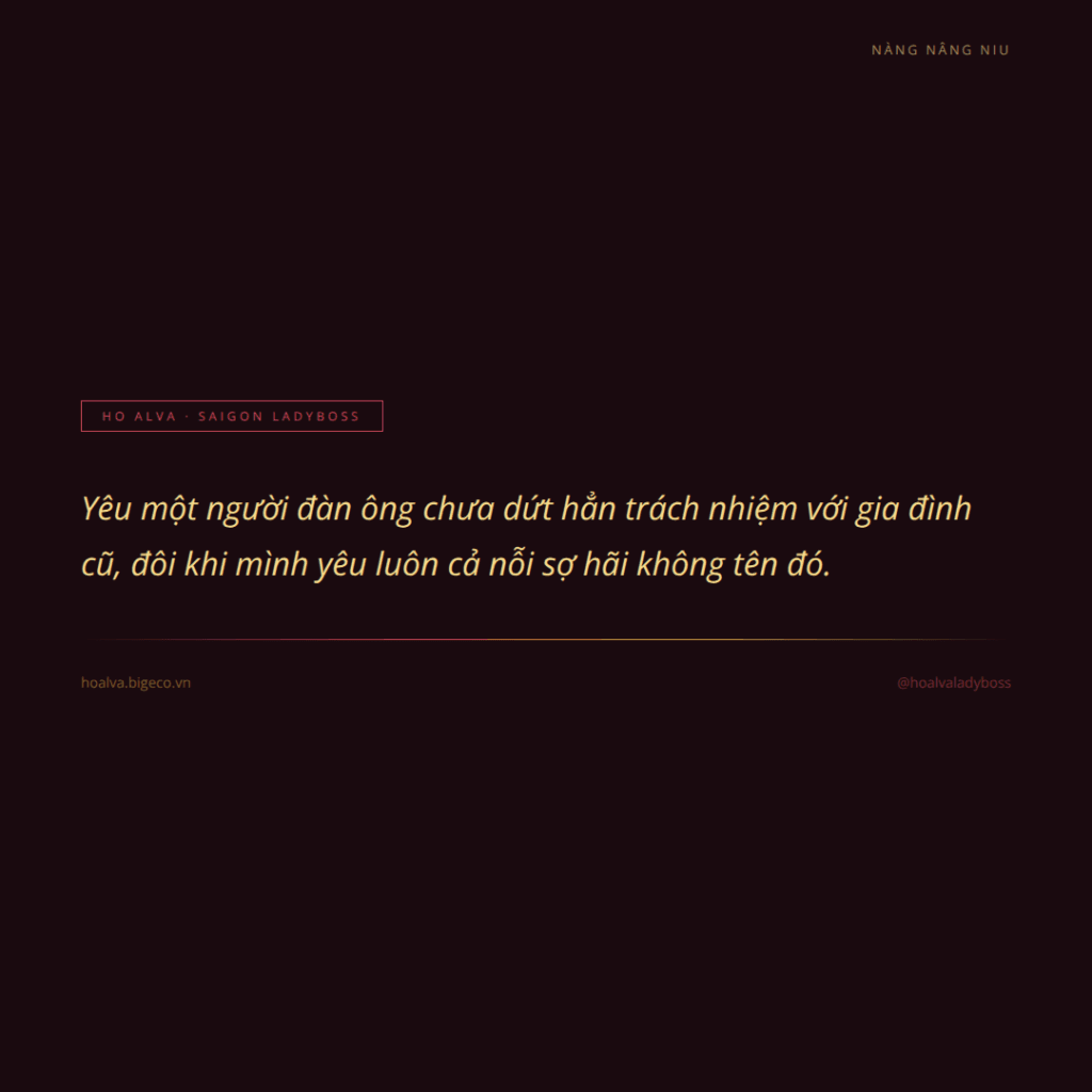 Yêu một người còn vướng gia đình cũ, có nên hay không?