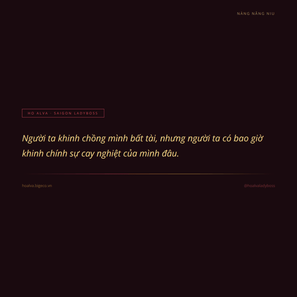 Khinh chồng bất tài nhưng chưa từng khinh sự cay nghiệt của mình